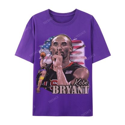 Unisex Casual Cotton Short Sleeve T-Shirt KOBE BRYANT TEE