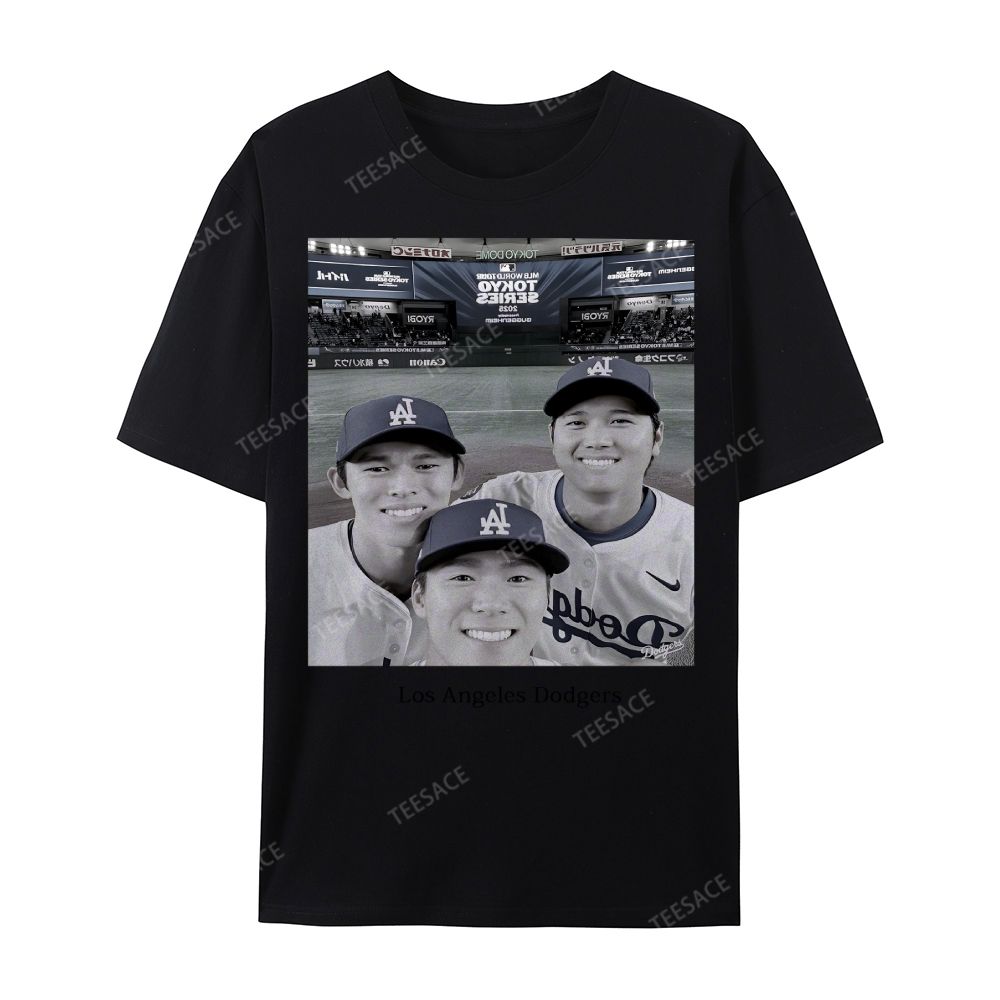 2025 dodgers new V2 tee Casual Short Sleeve T-Shirt 