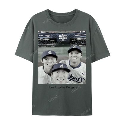 2025 dodgers new V2 tee Casual Short Sleeve T-Shirt 