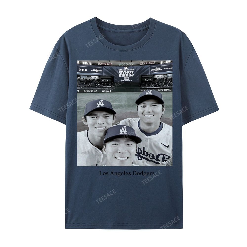 2025 dodgers new V2 tee Casual Short Sleeve T-Shirt 