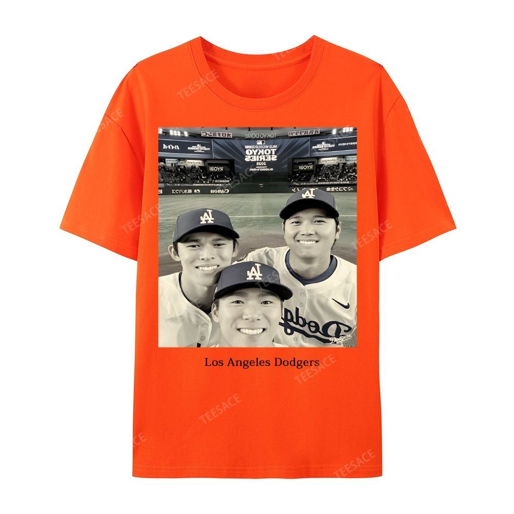 2025 dodgers new V2 tee Casual Short Sleeve T-Shirt 