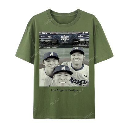 2025 dodgers new V2 tee Casual Short Sleeve T-Shirt 