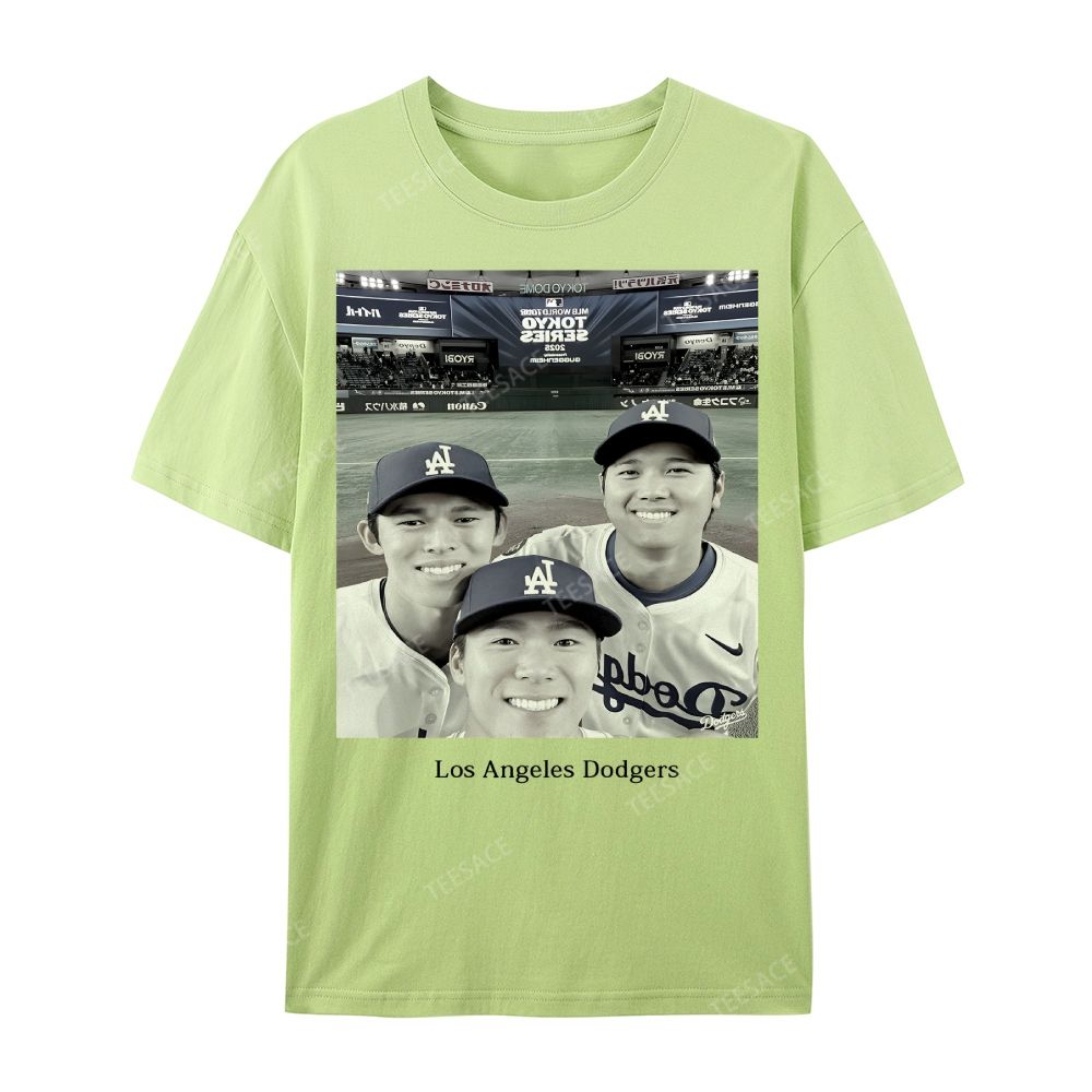 2025 dodgers new V2 tee Casual Short Sleeve T-Shirt 