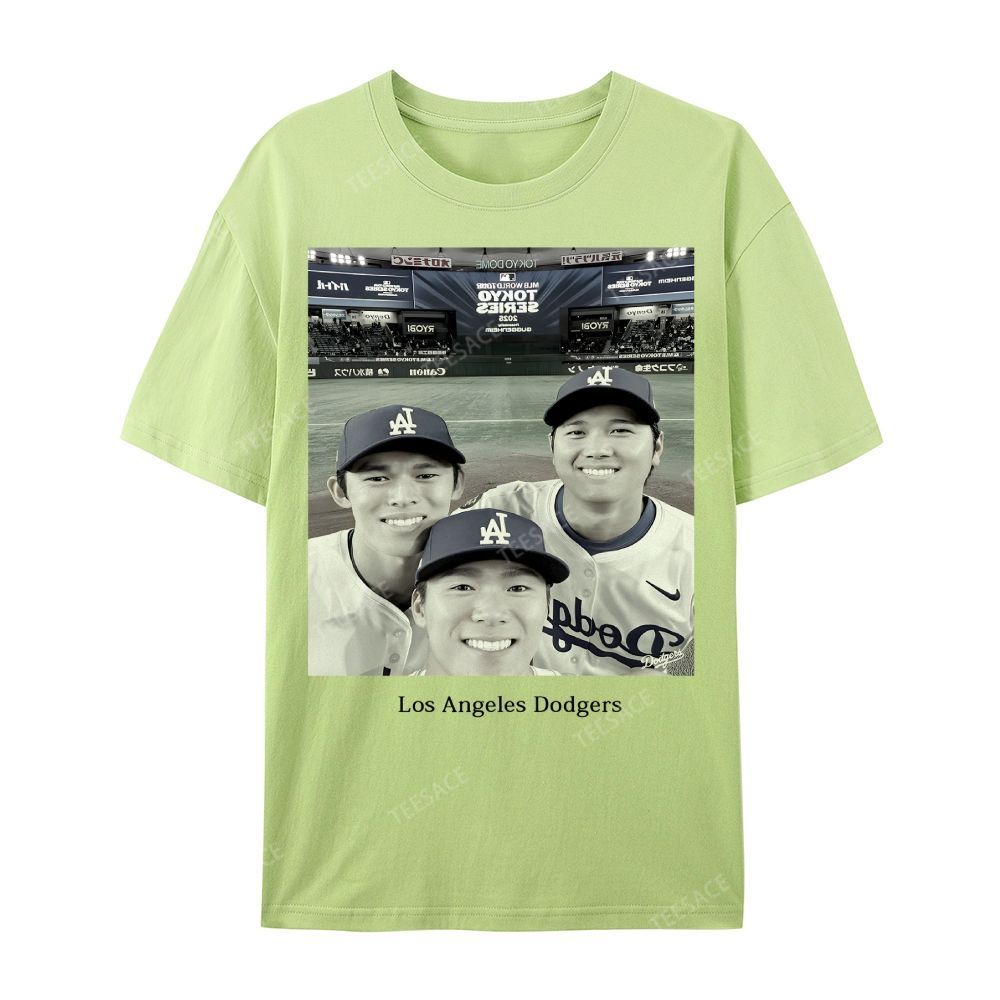 2025 dodgers new V2 tee Casual Short Sleeve T-Shirt 