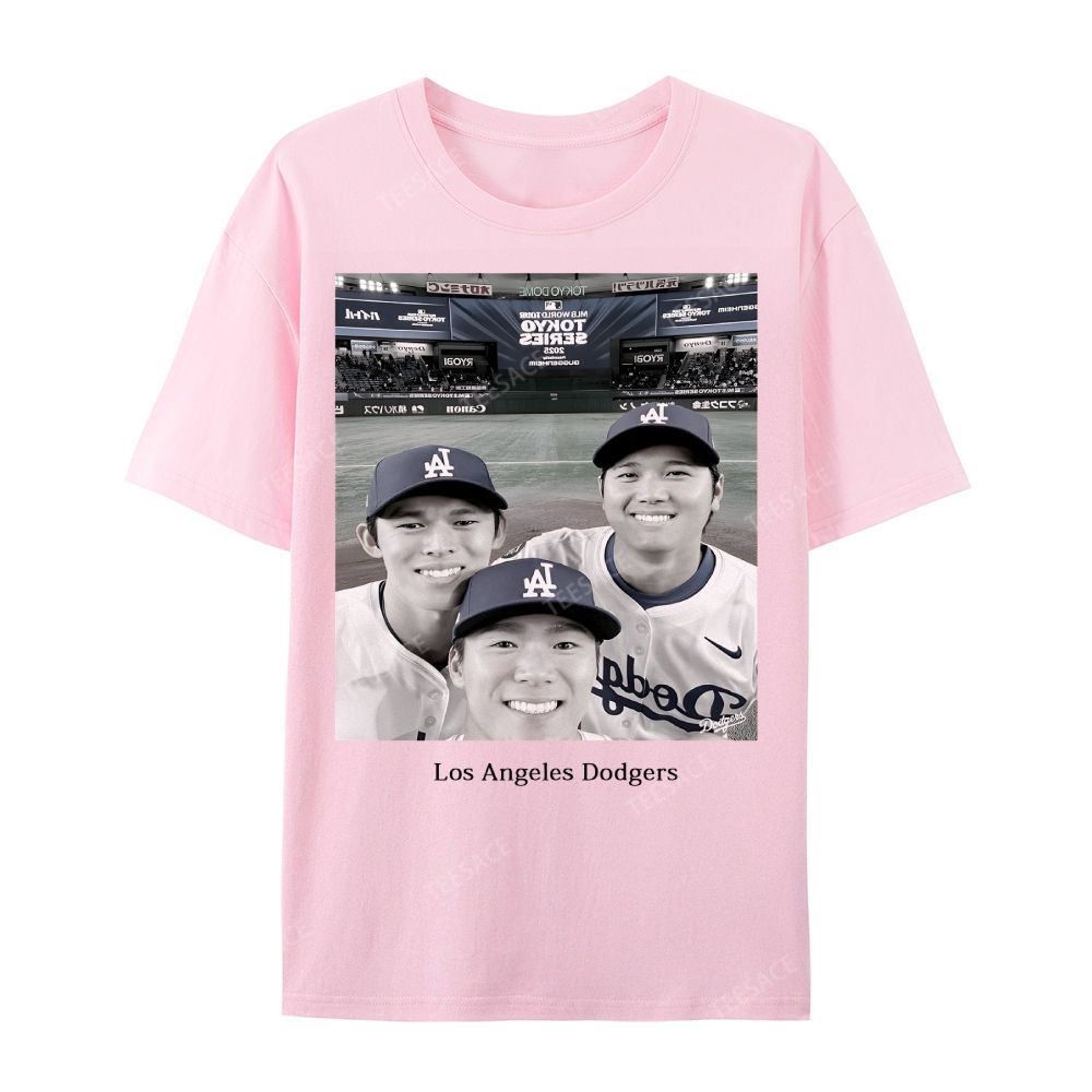 2025 dodgers new V2 tee Casual Short Sleeve T-Shirt 