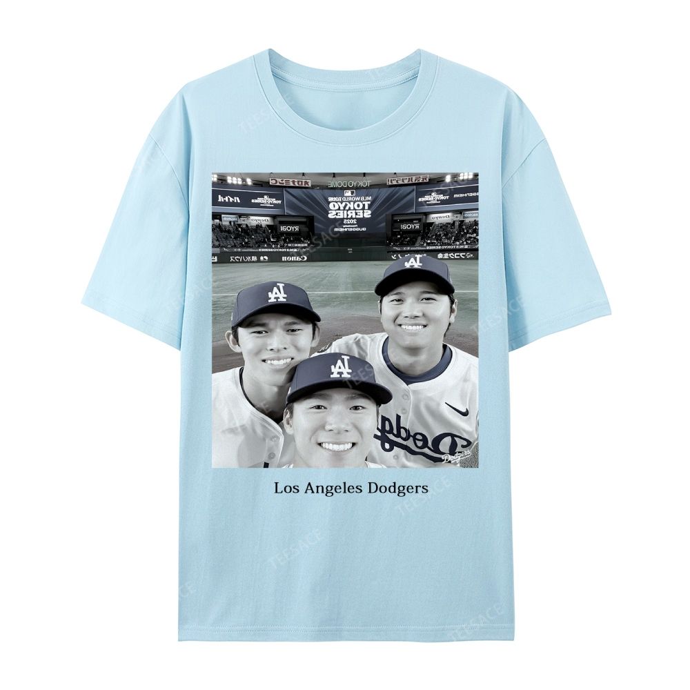 2025 dodgers new V2 tee Casual Short Sleeve T-Shirt 