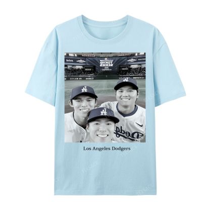 2025 dodgers new V2 tee Casual Short Sleeve T-Shirt 