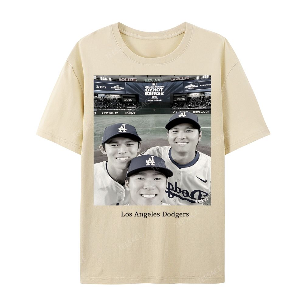 2025 dodgers new V2 tee Casual Short Sleeve T-Shirt 