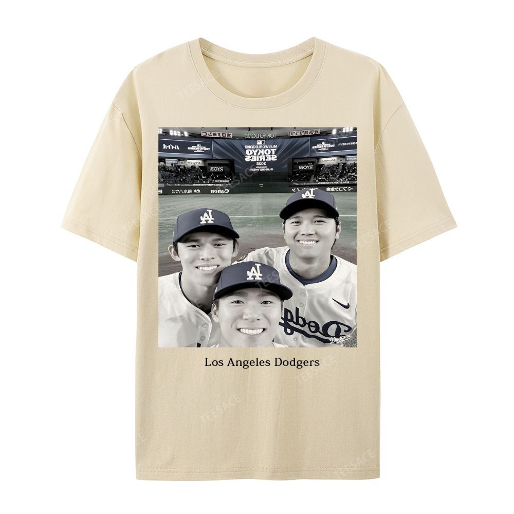 2025 dodgers new V2 tee Casual Short Sleeve T-Shirt 