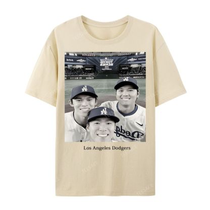 2025 dodgers new V2 tee Casual Short Sleeve T-Shirt 