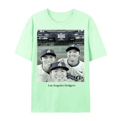2025 dodgers new V2 tee Casual Short Sleeve T-Shirt 