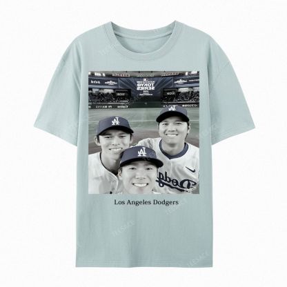 2025 dodgers new V2 tee Casual Short Sleeve T-Shirt 