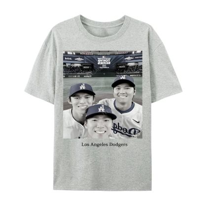 2025 dodgers new V2 tee Casual Short Sleeve T-Shirt 