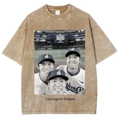 2025 dodgers new V2 tee Unisex Oversized Washed T-Shirt 