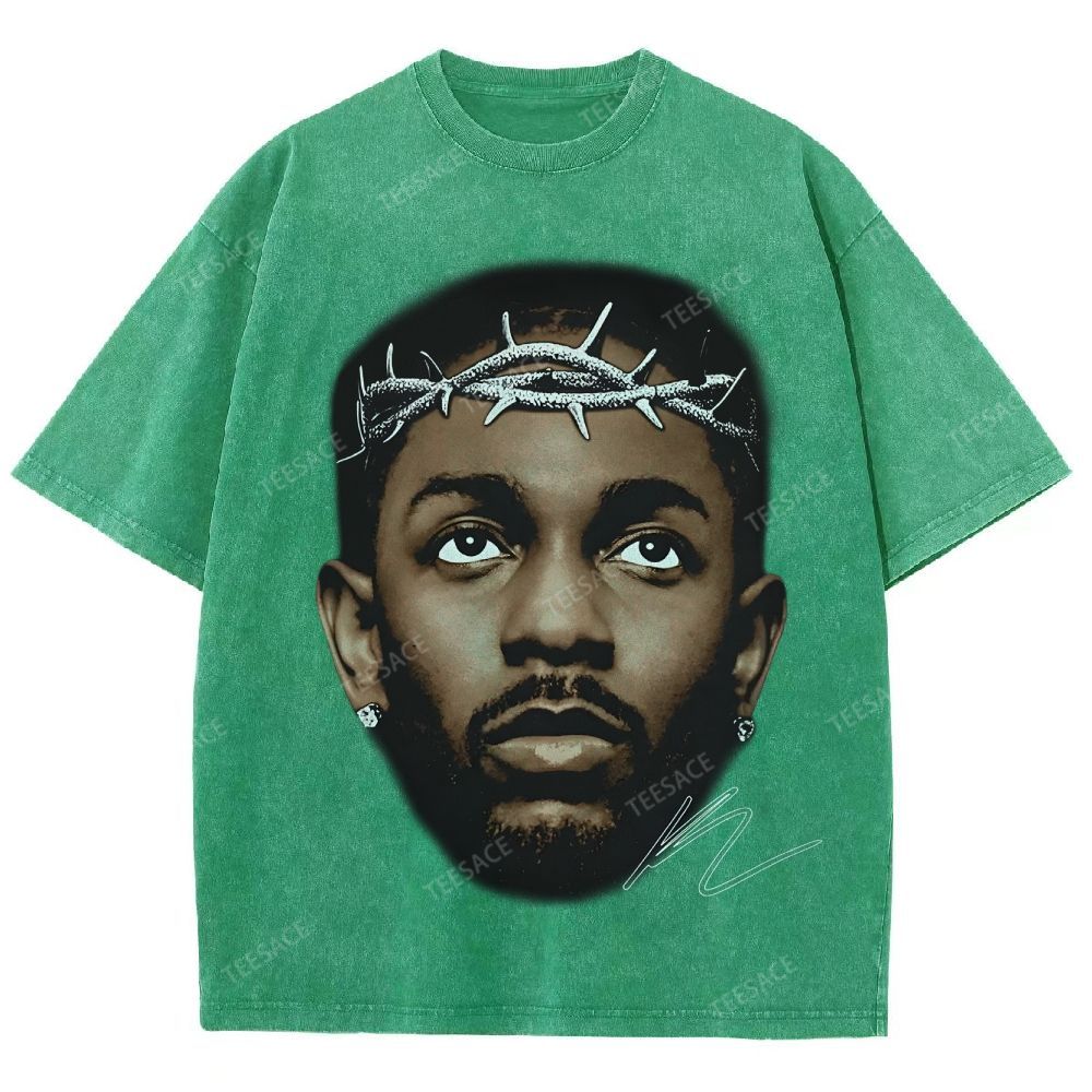 Unisex-Adult Ultra Cotton Washed T-Shirt Graphic  KENDRICK LAMAR GRAPHIC TEE