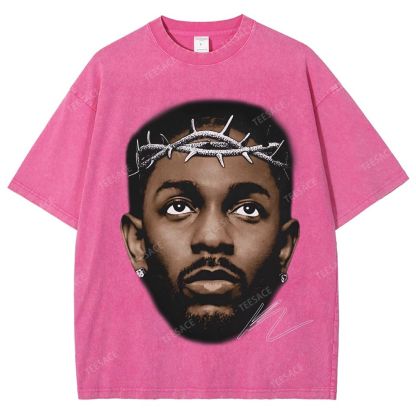Unisex-Adult Ultra Cotton Washed T-Shirt Graphic  KENDRICK LAMAR GRAPHIC TEE
