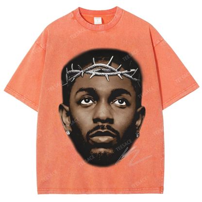 Unisex-Adult Ultra Cotton Washed T-Shirt Graphic  KENDRICK LAMAR GRAPHIC TEE