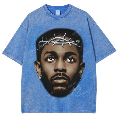 Unisex-Adult Ultra Cotton Washed T-Shirt Graphic  KENDRICK LAMAR GRAPHIC TEE