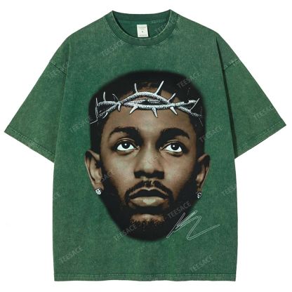 Unisex-Adult Ultra Cotton Washed T-Shirt Graphic  KENDRICK LAMAR GRAPHIC TEE