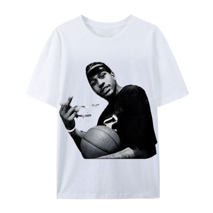ALLEN IVERSON Tee  Cotton Short Sleeve T-Shirt