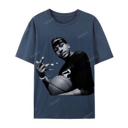 ALLEN IVERSON Tee  Cotton Short Sleeve T-Shirt