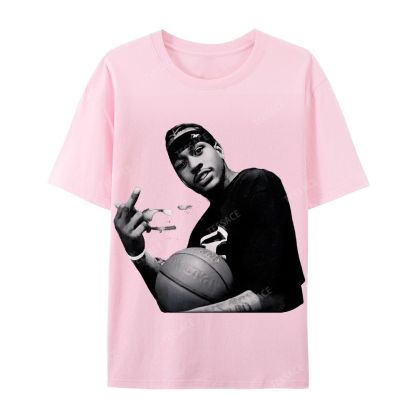 ALLEN IVERSON Tee  Cotton Short Sleeve T-Shirt