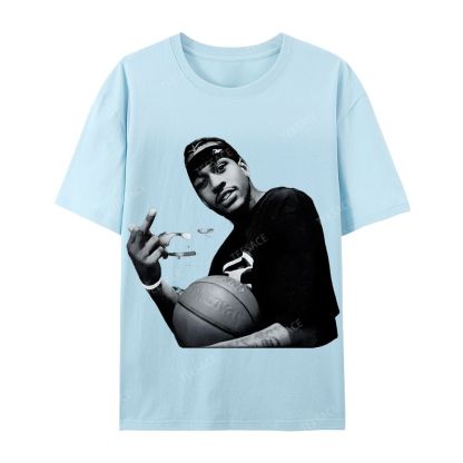 ALLEN IVERSON Tee  Cotton Short Sleeve T-Shirt