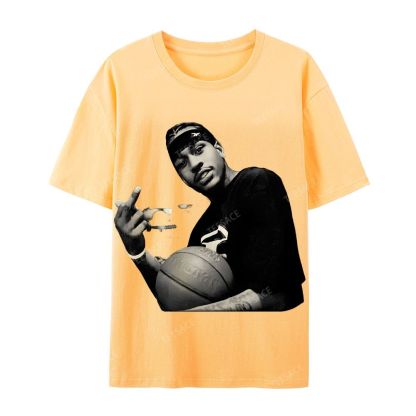 ALLEN IVERSON Tee  Cotton Short Sleeve T-Shirt