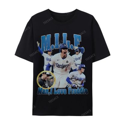 FREDDIE FREEMAN Tee Unisex Casual Cotton Short Sleeve T-Shirt
