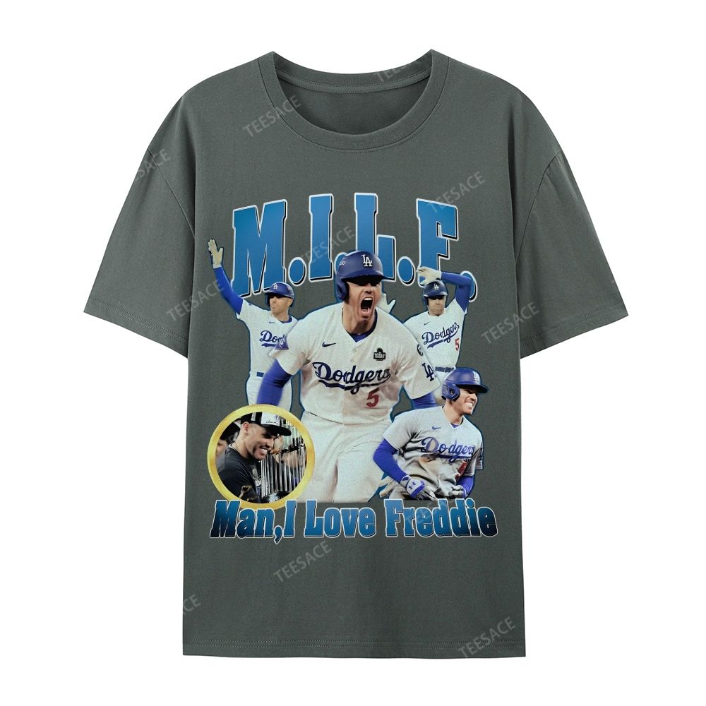FREDDIE FREEMAN Tee Unisex Casual Cotton Short Sleeve T-Shirt