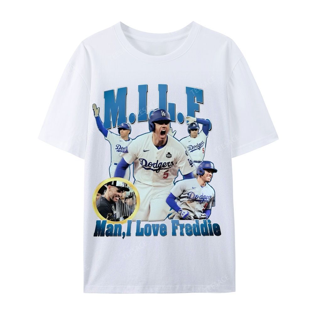 FREDDIE FREEMAN Tee Unisex Casual Cotton Short Sleeve T-Shirt