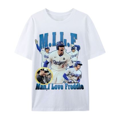 FREDDIE FREEMAN Tee Unisex Casual Cotton Short Sleeve T-Shirt