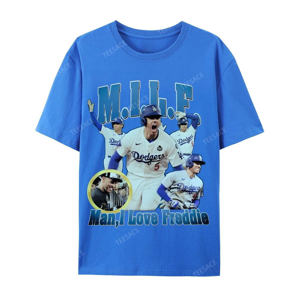 FREDDIE FREEMAN Tee Unisex Casual Cotton Short Sleeve T-Shirt