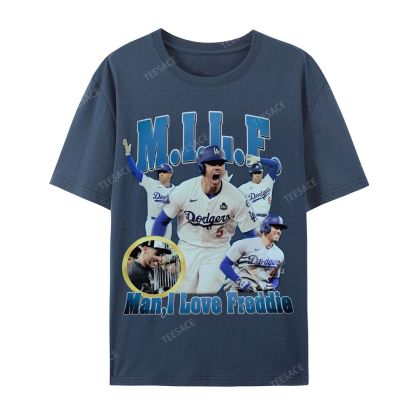 FREDDIE FREEMAN Tee Unisex Casual Cotton Short Sleeve T-Shirt