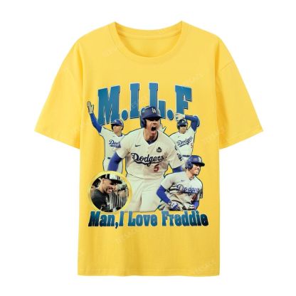 FREDDIE FREEMAN Tee Unisex Casual Cotton Short Sleeve T-Shirt