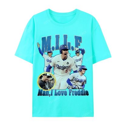 FREDDIE FREEMAN Tee Unisex Casual Cotton Short Sleeve T-Shirt