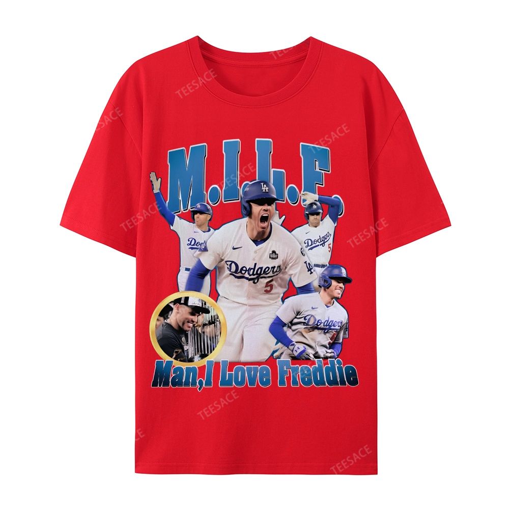 FREDDIE FREEMAN Tee Unisex Casual Cotton Short Sleeve T-Shirt