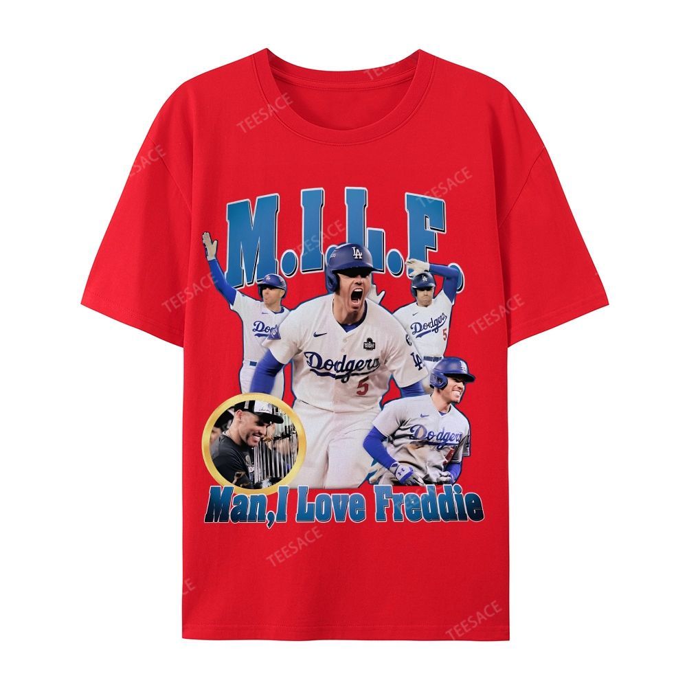 FREDDIE FREEMAN Tee Unisex Casual Cotton Short Sleeve T-Shirt