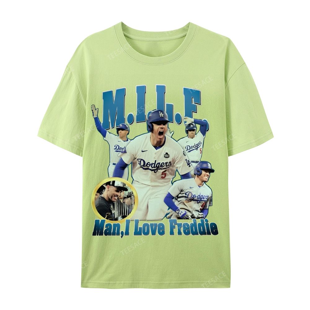 FREDDIE FREEMAN Tee Unisex Casual Cotton Short Sleeve T-Shirt