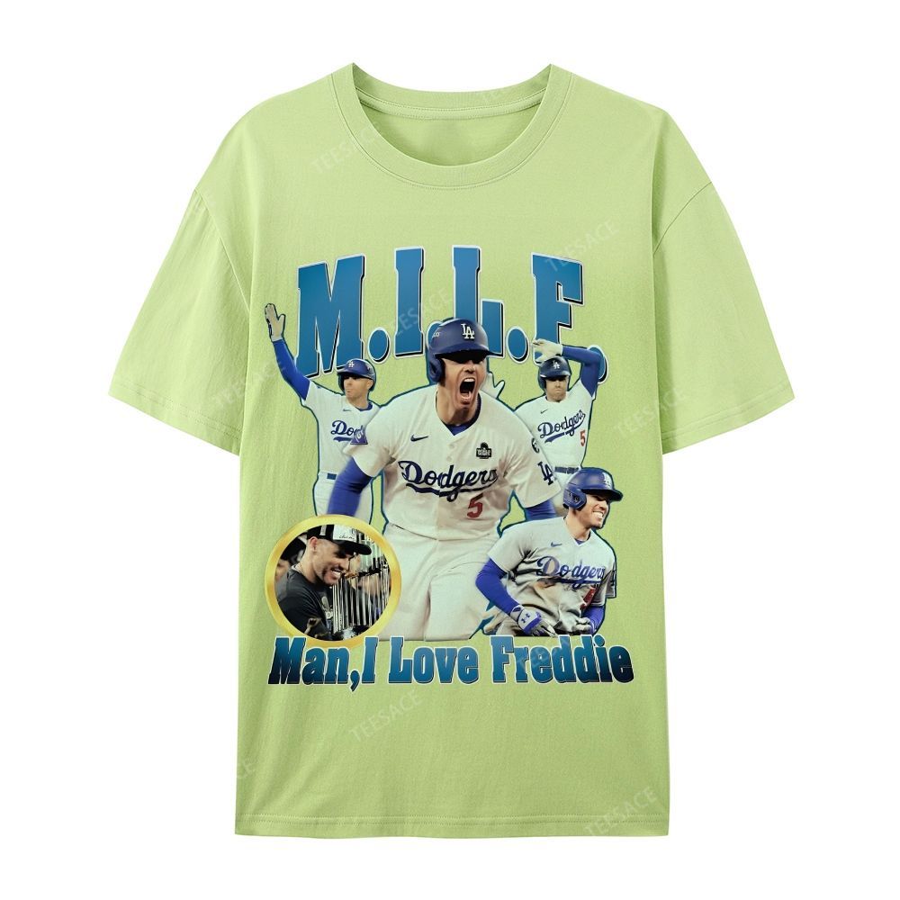 FREDDIE FREEMAN Tee Unisex Casual Cotton Short Sleeve T-Shirt