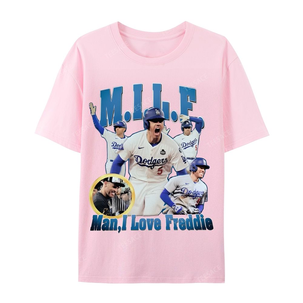 FREDDIE FREEMAN Tee Unisex Casual Cotton Short Sleeve T-Shirt