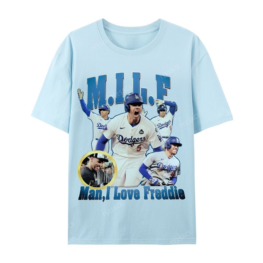 FREDDIE FREEMAN Tee Unisex Casual Cotton Short Sleeve T-Shirt
