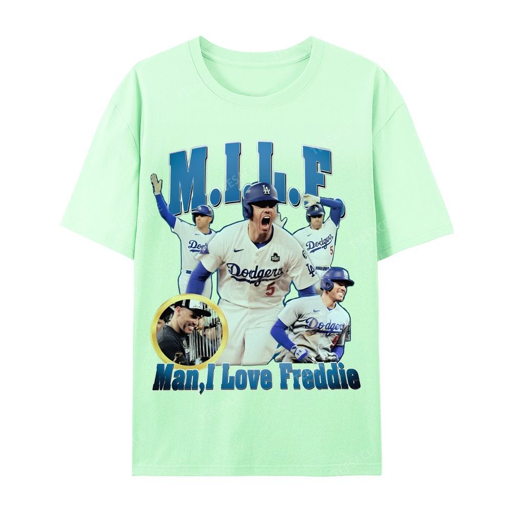FREDDIE FREEMAN Tee Unisex Casual Cotton Short Sleeve T-Shirt