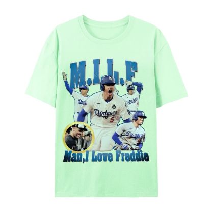 FREDDIE FREEMAN Tee Unisex Casual Cotton Short Sleeve T-Shirt