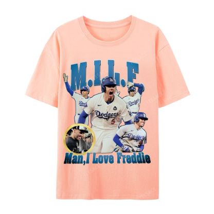 FREDDIE FREEMAN Tee Unisex Casual Cotton Short Sleeve T-Shirt
