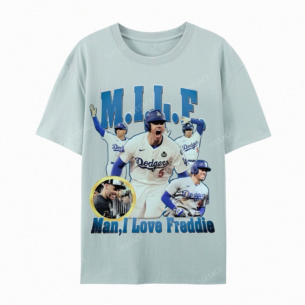 FREDDIE FREEMAN Tee Unisex Casual Cotton Short Sleeve T-Shirt