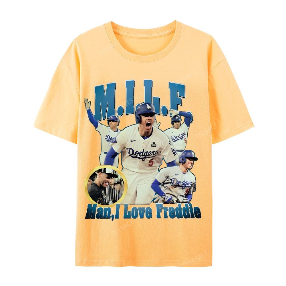 FREDDIE FREEMAN Tee Unisex Casual Cotton Short Sleeve T-Shirt