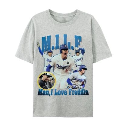 FREDDIE FREEMAN Tee Unisex Casual Cotton Short Sleeve T-Shirt