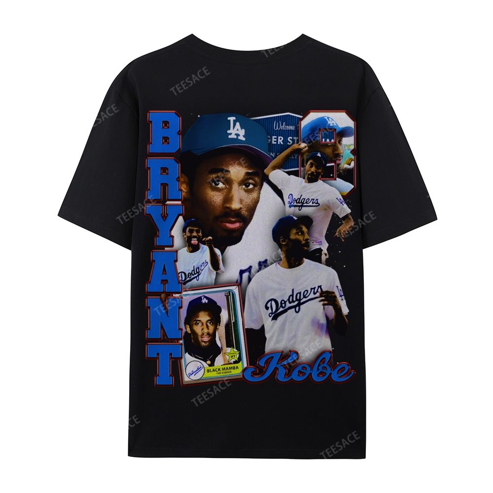 "Kobe in LA" Big Face Bling Cotton T-Shirt