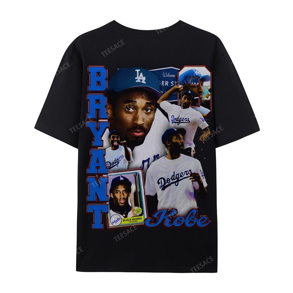 "Kobe in LA" Big Face Bling Cotton T-Shirt